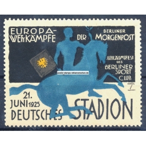 Berlin 1925 Europa Wettkämpfe (Ludwig Hohlwein 001)