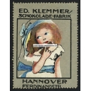 Klemmer Schokolade-Fabrik Hannover (Mädchen Schokoriegel 001a)