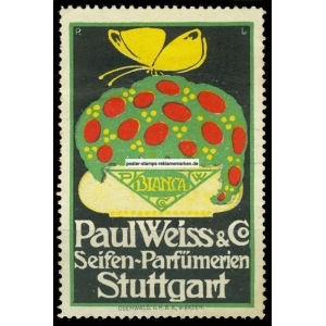 Weiss Seifen Parfümerien Stuttgart (Schmetterling 001a)