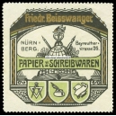 Beisswanger Nürnberg Papier Schreibwaren (001a)