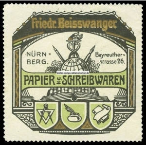 Beisswanger Nürnberg Papier Schreibwaren (001a)