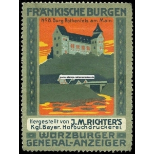 Würzburger General Anzeiger Fränkische Burgen No 08 Burg Rothenfels am Main