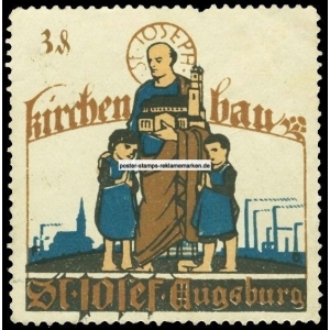 Augsburg St Josef Kirchenbau (001a)