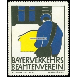 Bayrischer Verkehrs Beamten Verein Nr 10 Postbote (001a)