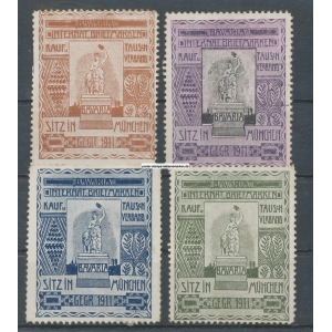 Bavaria Briefmarken Verband (4x 001a)