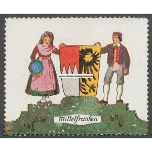 Bayern Wappen Trachten Mittelfranken (001a)