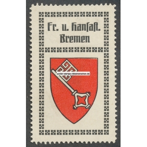 Bremen Freie und Hansestadt Wappen (001a)