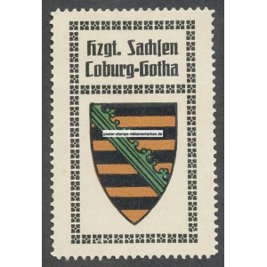 Sachsen Coburg Gotha Herzogtum Wappen (001a)