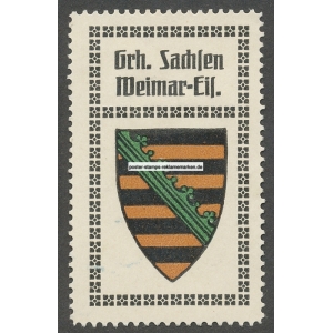 Sachsen Weimar Eisenach Großherzogtum Wappen (001a)