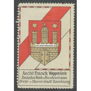 Franck Wappen Serie Hamburg Freie und Hansestadt (001a)