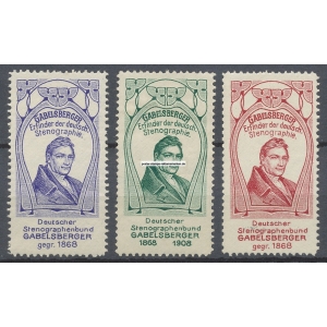 Deutscher Stenographenbund Gabelsberger (3x - 001a)