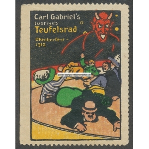 Gabriel's lustiges Teufelsrad Oktoberfest 1912 Carl Moos (005a)