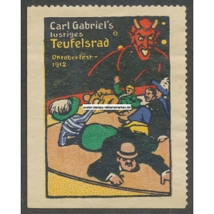 Gabriel's lustiges Teufelsrad Oktoberfest 1912 Carl Moos (006a)