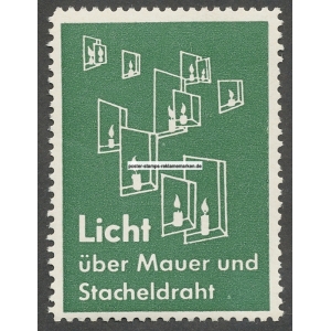 Licht über Mauer und Stacheldraht (001a)