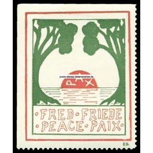 Pax Red Friede Peace Paix (002a)