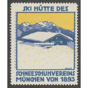 Ski Hütte Schneeschuhvereins München Carl Kunst (gelb 001a)