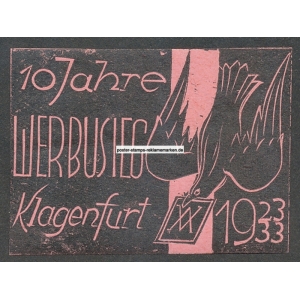 Werbusieg Klagenfurt 10 Jahre 1933 (rosa 001a)