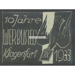 Werbusieg Klagenfurt 10 Jahre 1933 (türkis 001a)