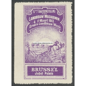 Brussel 1913 5. Tentoonstelling Landbouw Machienen (001a)