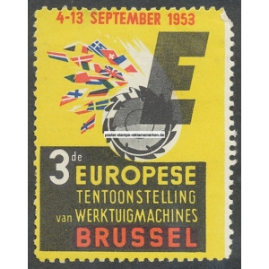 Brussel 1953 3de Europese Tentoonstelling van Werktuigmachines Eric Castel (002a)