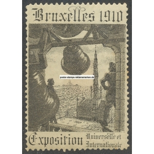 Bruxelles 1910 Exposition Universelle (Glocke - schwarz 002a)