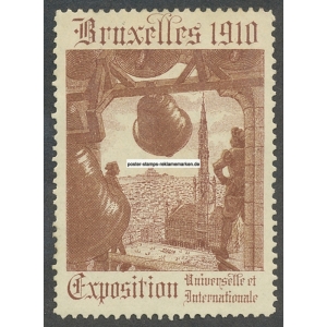 Bruxelles 1910 Exposition Universelle (Glocke - braun 002a)