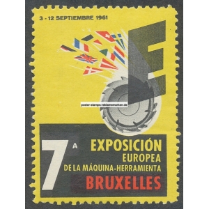 Bruxelles 1961 Esposizione Europea Della Mcchine Utensile Eric Castel (002a)