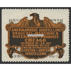 Chicago 1911 Amerikanische Ausstellung Brauerei Maschinen (001a)