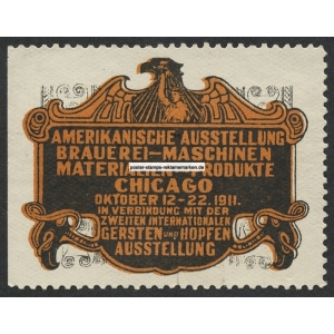 Chicago 1911 Amerikanische Ausstellung Brauerei Maschinen (002a)