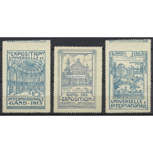 Gand 1913 Exposition Universelle & Internationale (3x - 001a)